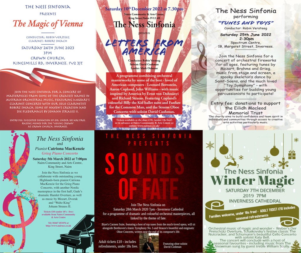 Concert Posters December 2019 -June 2023